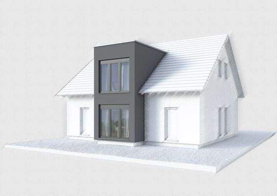 Flachdachanbau