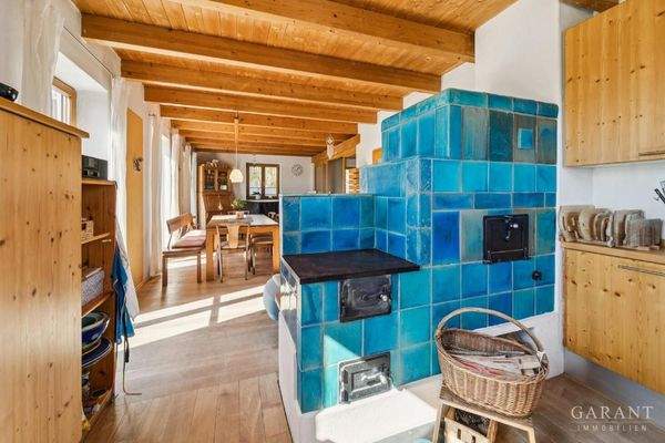 Kachelofen mit Koch u. Backfunktion