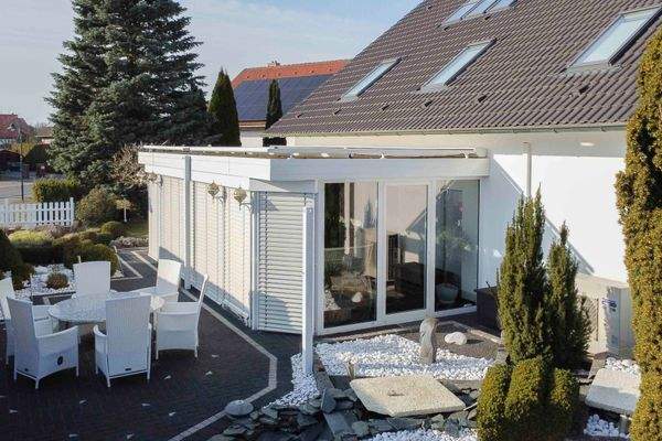 Ansicht Terrasse & Wintergarten