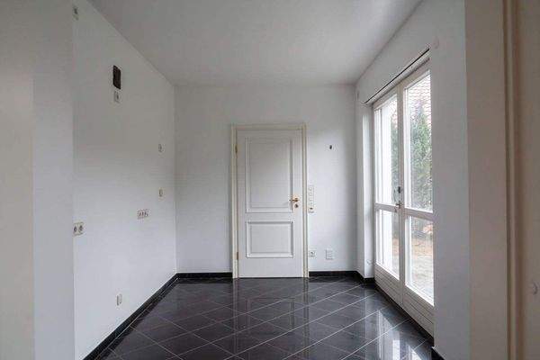 Übergang zur Garage