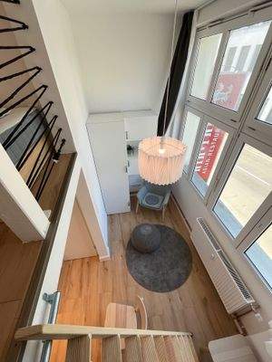 Blick von der oberen Etage