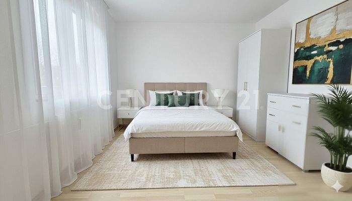 mögliche Gestaltung des Schlafzimmers