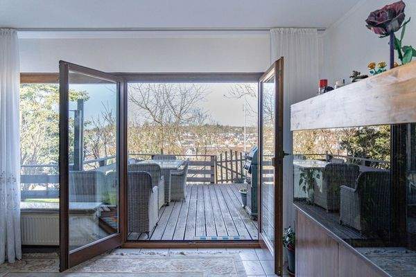 Zugang Hinterterrasse