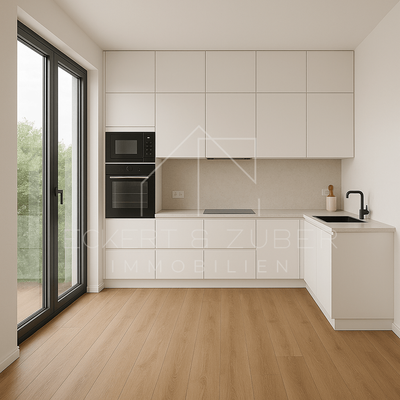 Küche (hell) visualisiert