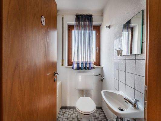 Gäste-WC im Obergeschoss