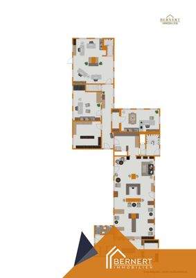 Grundriss EG visualisiert