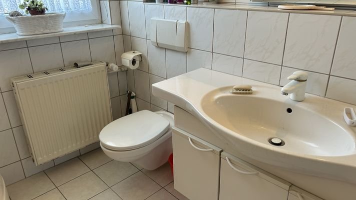 Badezimmer im Dachgeschoss