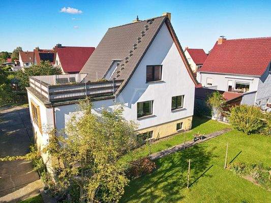 Gartenansicht Luftaufnahmen