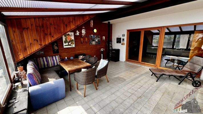 Wintergarten inkl. Schwedenofen