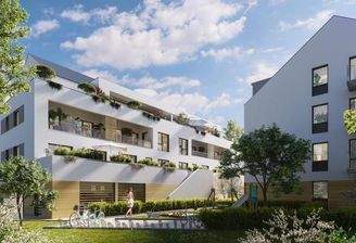 Gartenansicht Haus A + B