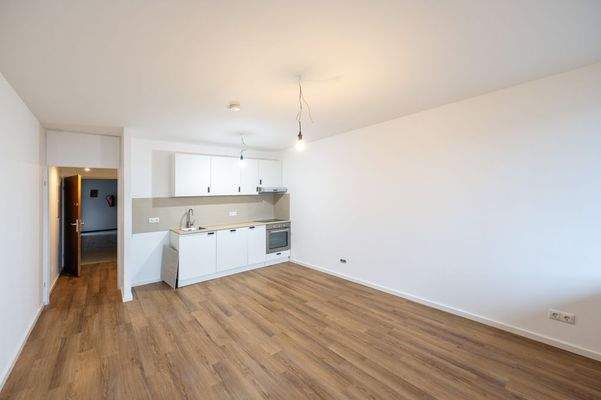 Wohnraum mit Küchenzeile