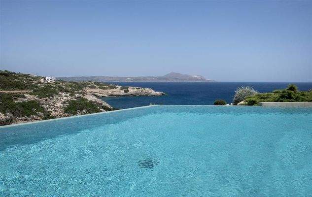 Kreta, Kokkino Chorio: Traumvilla mit makelloser Aussicht mit einer privaten Bucht zu verkaufen