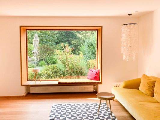 Wohnzimmer mit Ausblick