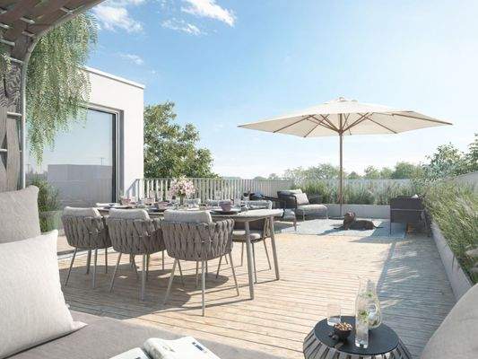 Dachterrasse (Symbolbild)