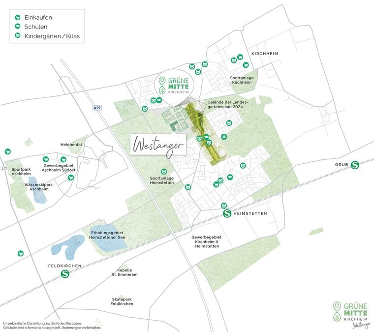 Stadtplanausschnitt