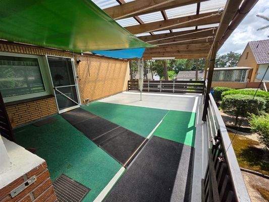 Überdachte Terrasse