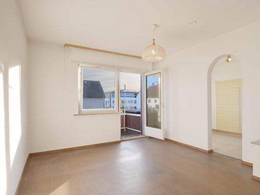 Schlafzimmer mit Balkonzugang