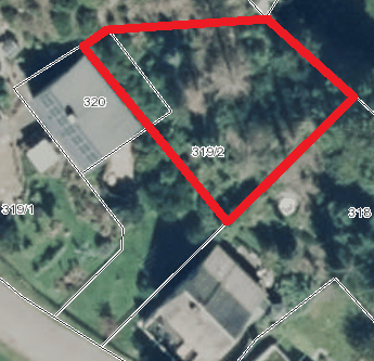 nicht nutzbares Grundstück (Hang) - Auszug aus dem