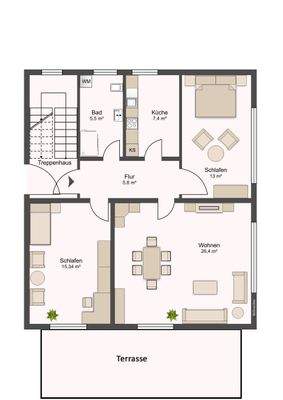 Grundriss Erdgeschoss