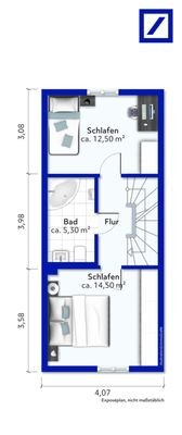 Grundriss Obergeschoss
