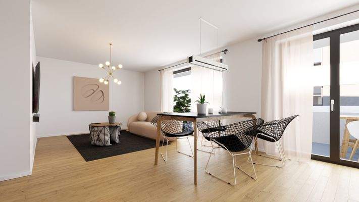 Visualisierung Wohn-/Essbereich