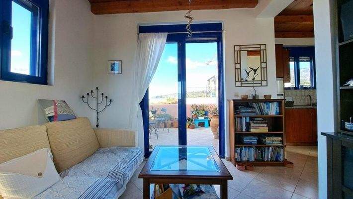 Ferienhaus mit 2 Schlafzimmern und atemberaubender Aussicht in Plaka