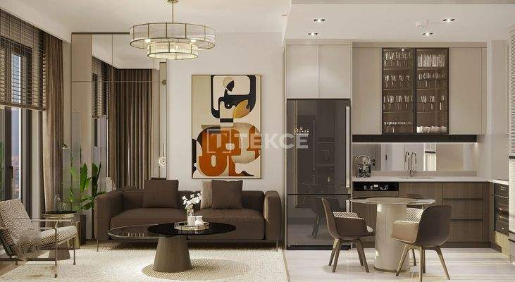 Apartments in a Mixed-Project with Pool in Ankara Sincan