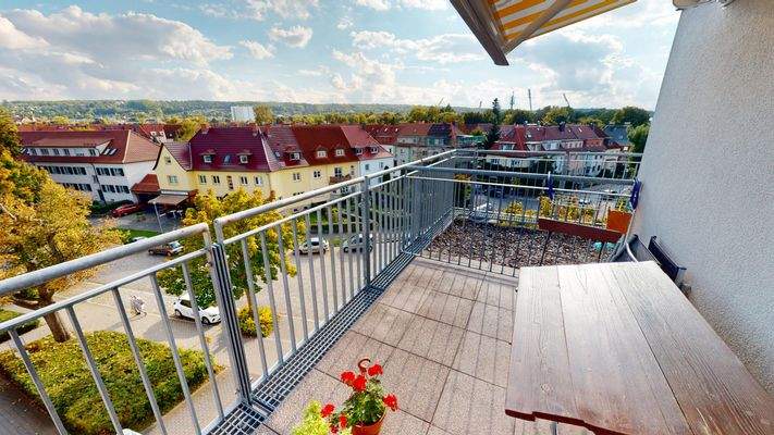 Dachterrasse Und Aussicht SüdWest