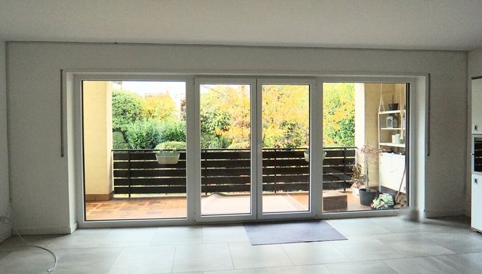 Wohn-/Esszimmer Fensterfront