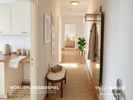 Flur möbliert