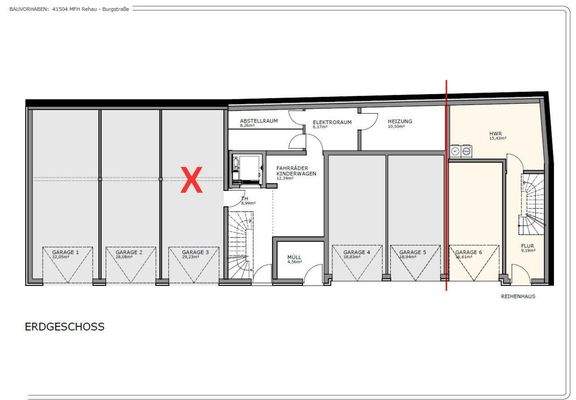 Grundriss Garage