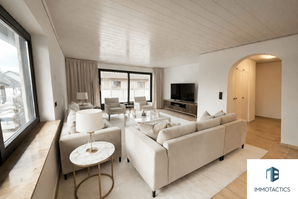 Wohnzimmer - gestaged (KI generiert)