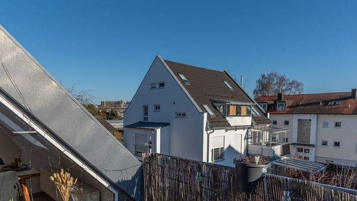Ausblick von der Dachterrasse