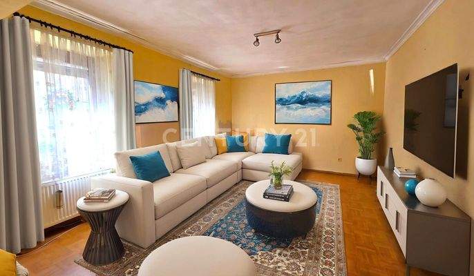 Einrichtungsbeispiel wie man das Wohnzimmer gestalten könnte