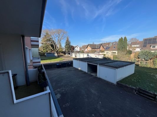 Blick vom Balkon