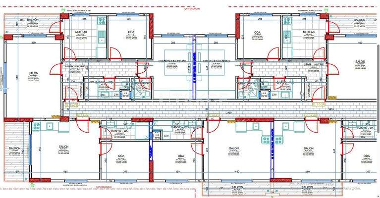 Apartments with En-Suite Bathrooms, Pools, and Balconies in Yalova