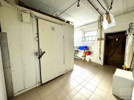 Wildverarbeitungsraum und Kühlkammer