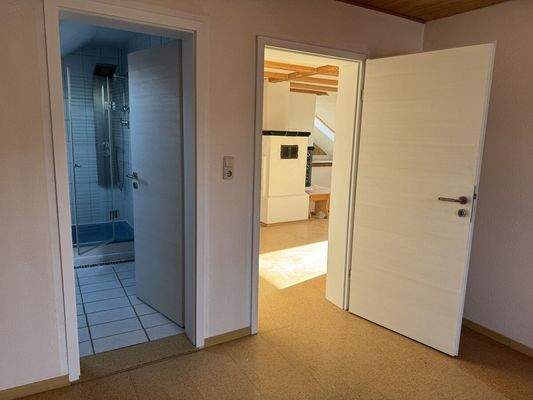 Schlafzimmer mit Badzugang