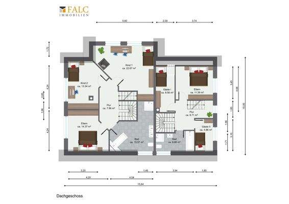 Grundriss Dachgeschoss