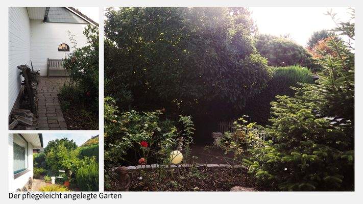 pflegeleicht angelegter Garten