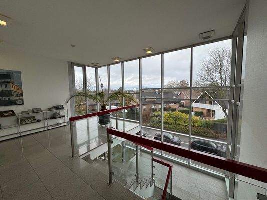 Verglastes Treppenhaus