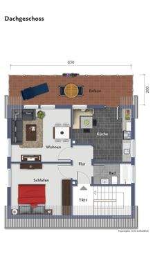 Grundriss Dachgeschoss