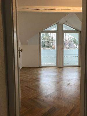 Blick vom Eingang Richtung Balkon