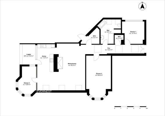 Grundriss-Variante 1