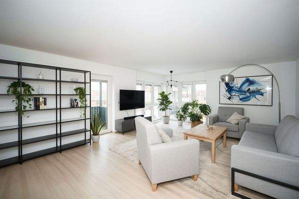 Wohn- und Schlafbereich - (KI generiert)