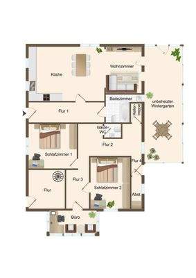 Grundriss Haupthaus EG