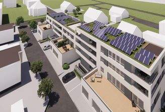 Vogelperspektive sunriseHAUS