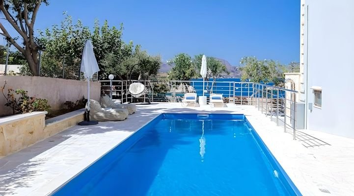 Luxusvilla auf Kreta mit Panoramameerblick, Pool u
