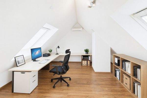 Wohnbeispiel - Mögliches Arbeitszimmer Spitzboden