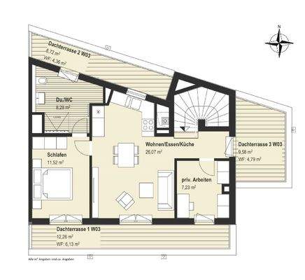 Grundriss Dachgeschoss